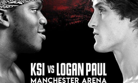 A poster for the fight between KSI and Logan Paul