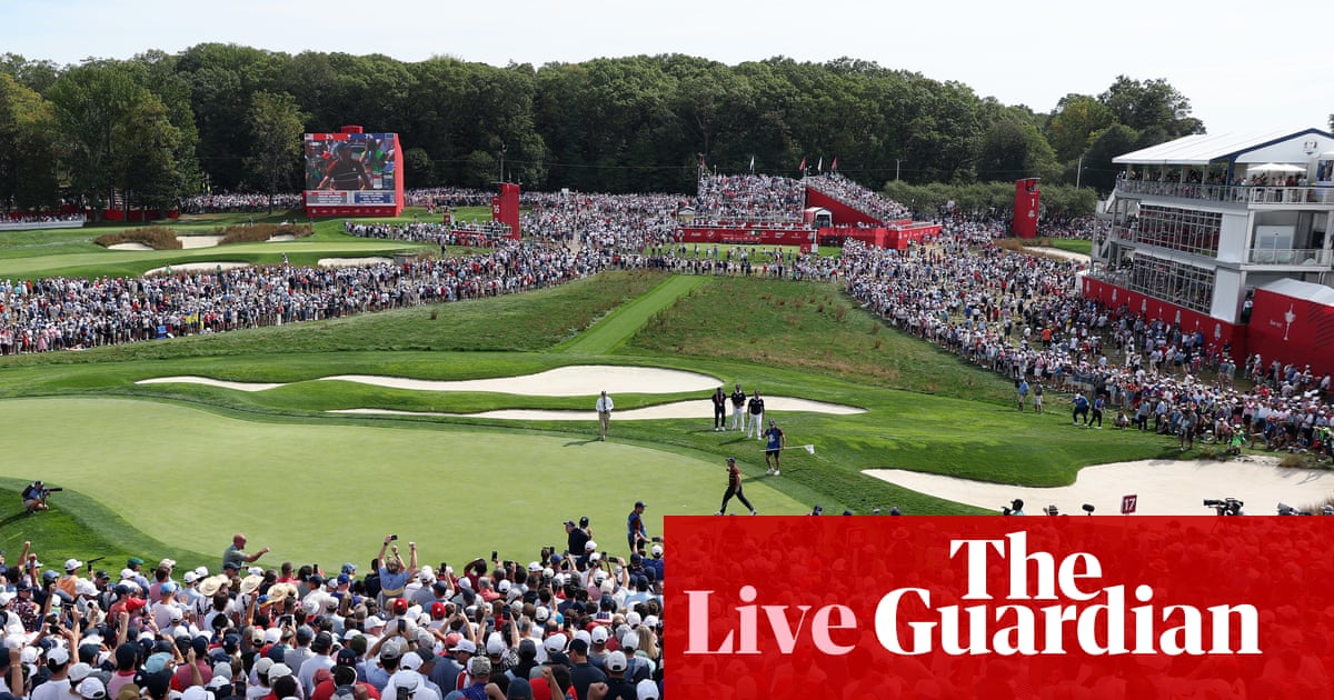 Ryder Cup 2025: USA 5-12 Europe after Hovland withdraws from singles live