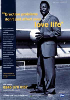 Pele campaigns for awareness on erectile dysfunction.