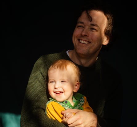 Archie Bland with his son Max