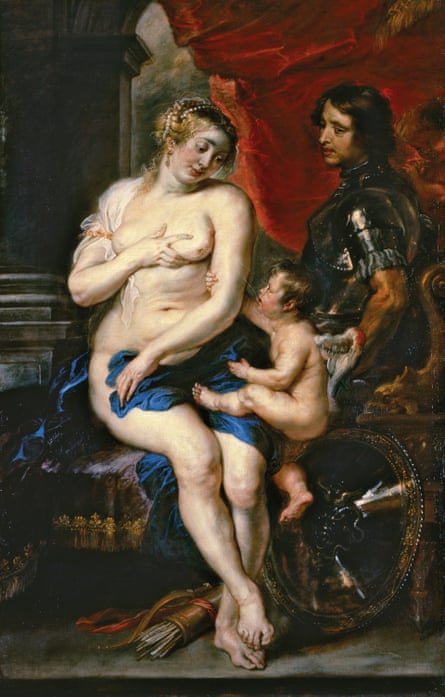 Venus, Mars and Cupid by Peter Paul Rubens.