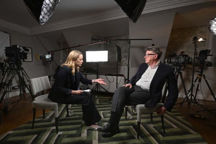 Laura Kuenssberg interviewing Peter Mandelson