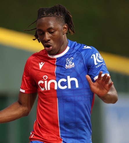 Eberechi Eze in Crystal Palace’s new strip