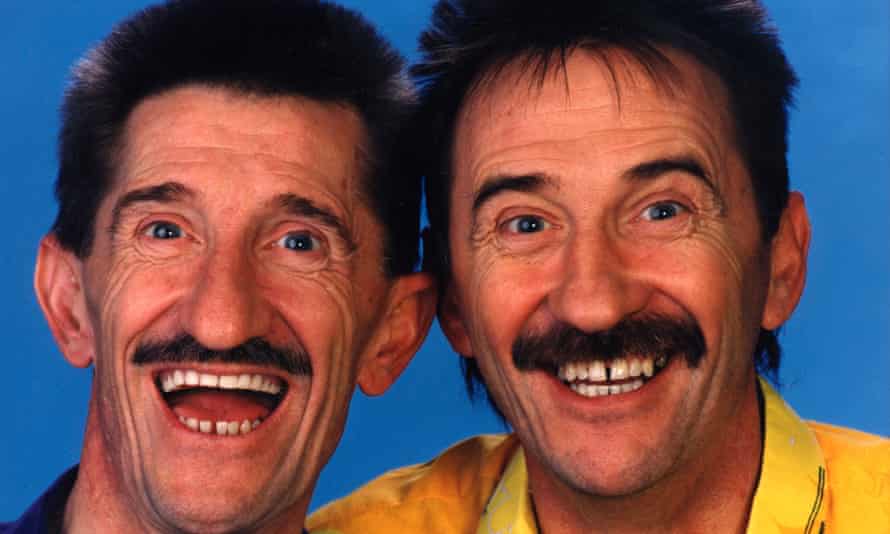 Barry and Paul Chuckle. Not sure which is which.