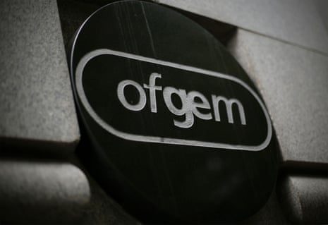 Ofgem sign outside the electricity and gas industry regulator’s office in Millbank,