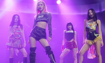 In a purple patch … Blackpink.