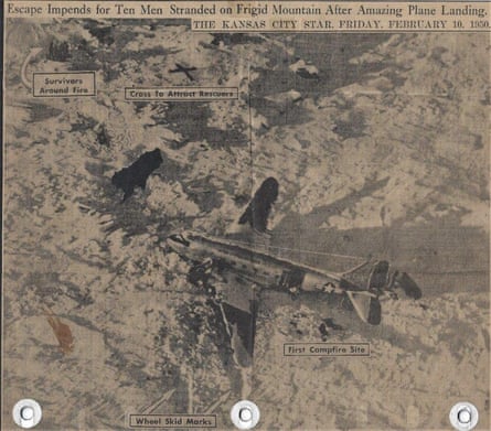 A newspaper report on the search from the time.