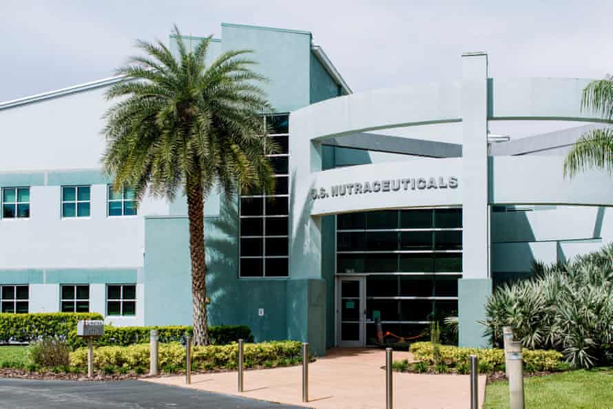 The facade of Valensa International’s headquarters, a manufacturer of palmetto berry extract based in Eustis, Florida.