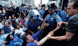 Police Officers Removing Abortion Rights Demonstrators