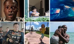 Braddie nominees Get Out, Call Me By Your Name, Blade Runner 2049, The Death of Stalin, The Florida Project and Moonlight