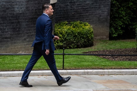 Wes Streeting leaving No 10.