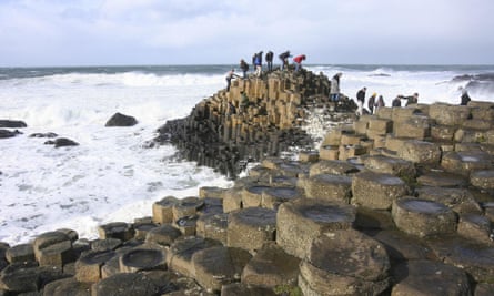 The Giant’s Causeway in Northern Ireland.