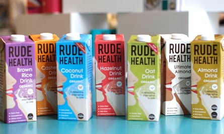 Some of Rude Health’s milk substitute products