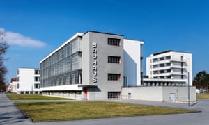 Bauhaus HQ, the Dessau art school building designed by Walter Gropius in 1925.