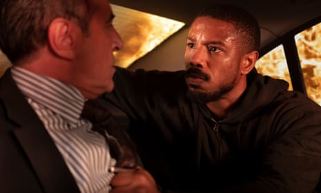Michael B Jordan, right, in Tom Clancy’s Without Remorse.