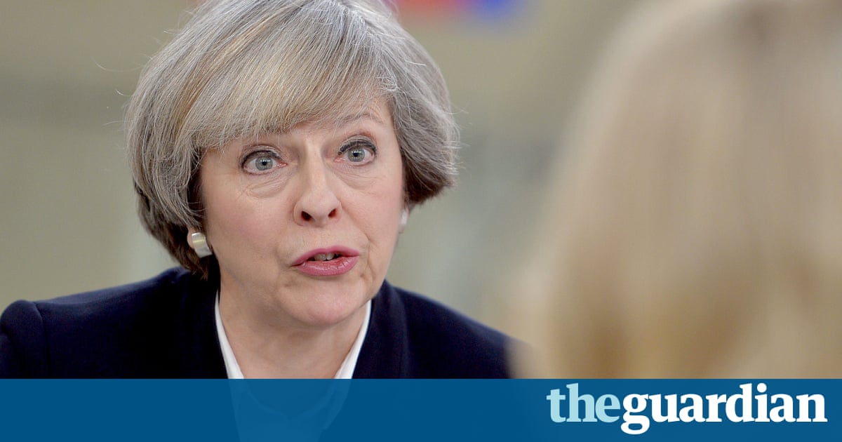 Theresa May denies 'humanitarian crisis' in Britain's NHS