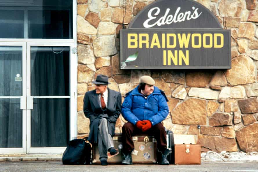 Steve Martin and John Candy in Planes, Trains and Automobiles.
