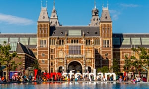 The Rijksmuseum and Iamsterdam sign