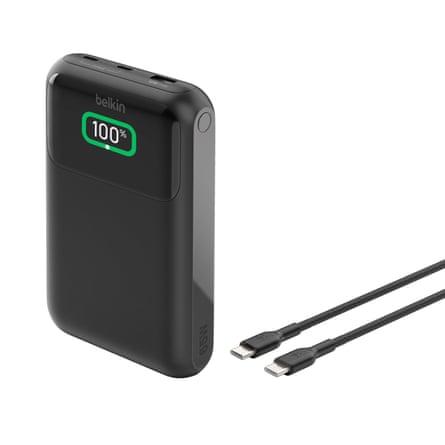 Belkin BoostCharge Pro 3-port 20k power bank.