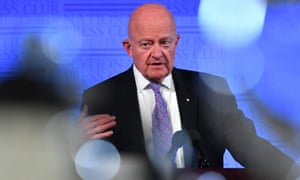 James Clapper in Australia on 7 June 2017.