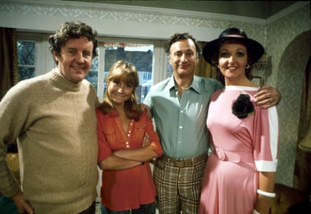 Richard Briers, Felicity Kendal, Paul Eddington and Penelope Keith in The Good Life.