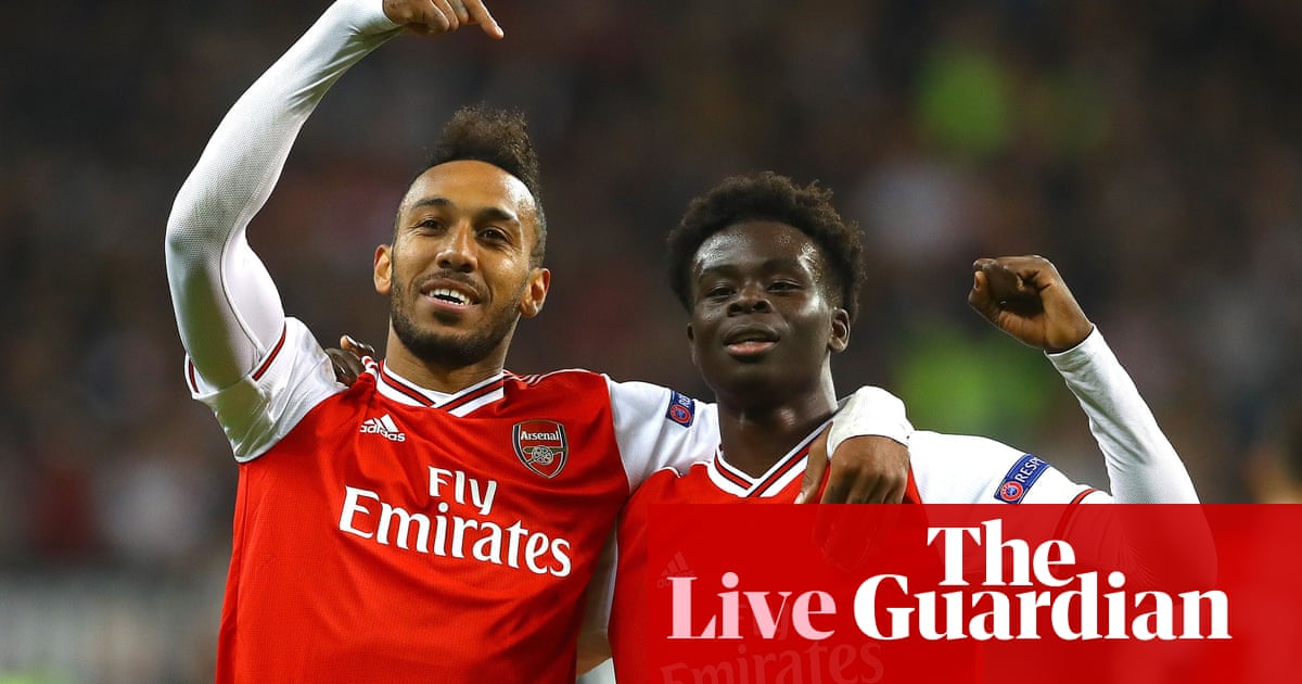 Eintracht Frankfurt 0-3 Arsenal, Rennes 1-1 Celtic: Europa League – live!