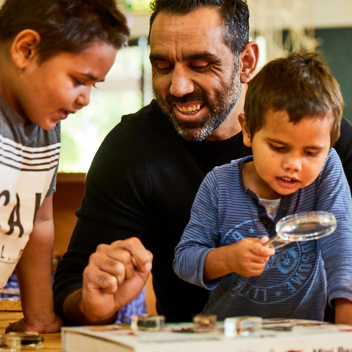 Adam Goodes kicks goals for Indigenous literacy: 'This is a basic human right' | Adam Goodes | The Guardian