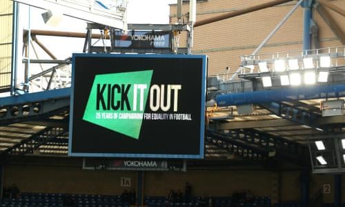 Kick It Out Reveals Shocking Rise In Reports Of Racism In Football Kick It Out The Guardian Kick It Out Reveals Shocking Rise In Reports Of Racism In Football Kick It Out The Guardian