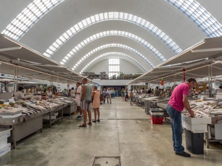 The bounty of the sea is on show at the strikingly modern Mercados Municipais.