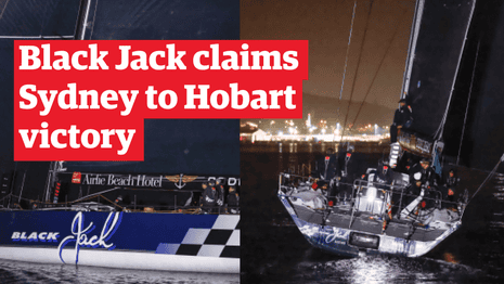 Black Jack wins Sydney to Hobart yacht race 2021 – video 
