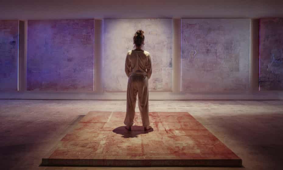 Isolated bodies … image from performance by Mandy El-Sayegh.