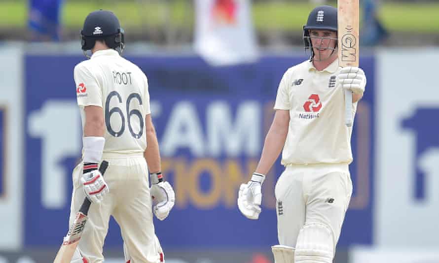 Dan Lawrence followed up his first-innings 73 with an unbeaten 21 to help steer England to victory on Monday.