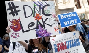 DNC leak protest