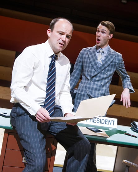 Rory Kinnear and Hugh Skinner (Kyle) in The Trial by Franz Kafka.
