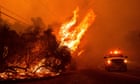 Nearly 30,000 people in northern California evacuated as raging wildfire spreads