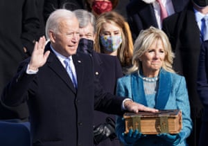 This is democracy's day': Biden sworn in as 46th president of the United States | US news | The Guardian