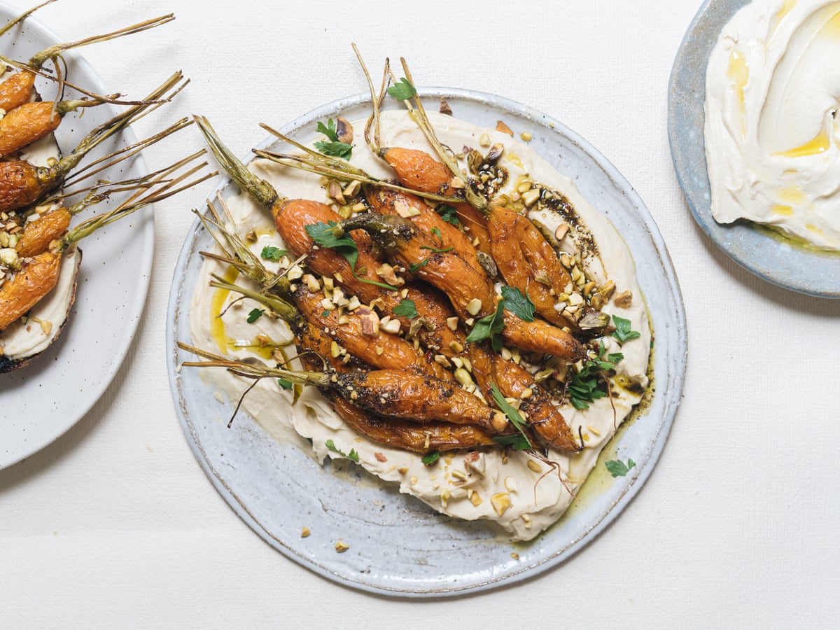 Hetty Mckinnon S Whipped Hummus With Roasted Carrots And Za Atar