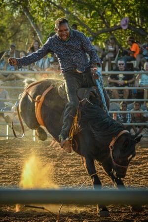 A bull rider
