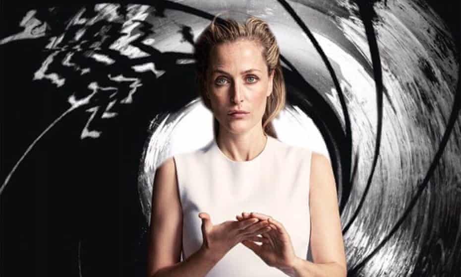 Gillian Anderson as Jane Bond in this mocked-up 007 poster