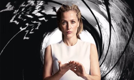 Gillian Anderson features as Jane Bond in a mocked-up 007 poster