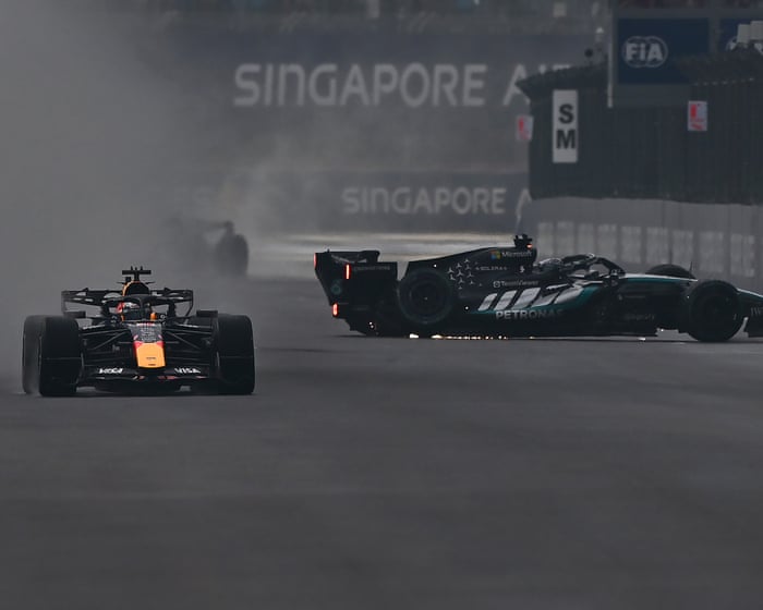 Singapore Formula One Grand Prix: Max Verstappen wins chaotic sprint race