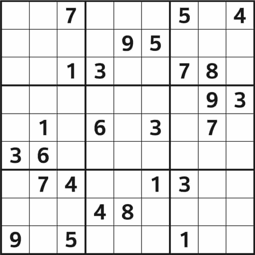 Observer Sudoku Life And Style The Guardian Observer Sudoku Life And Style The Guardian