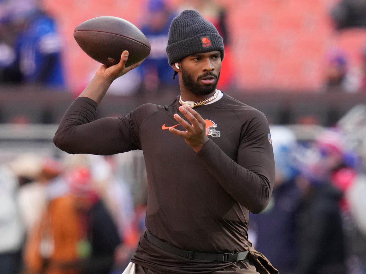 Shedeur Sanders set to better father Deion by reportedly making Pro Bowl as rookie | Cleveland Browns | The Guardian