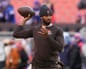 Bills Browns FootballCleveland Browns quarterback Shedeur Sanders warms up prior to an NFL football game against the Buffalo Bills, Sunday, Dec. 21, 2025, in Cleveland. (AP Photo/Sue Ogrocki)