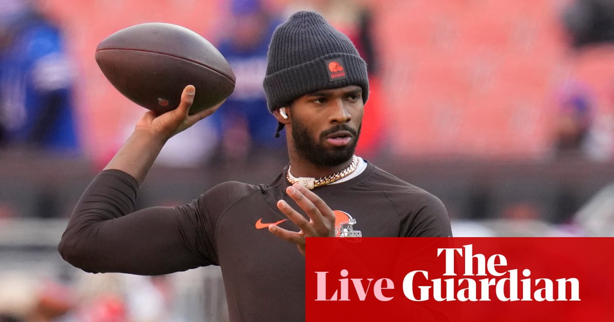 NFL week 16: Browns v Bills, Panthers v Buccaneers, and much more – live