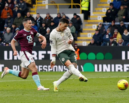 Enzo Fernandez slots location to make it 2-0 to nan visitors