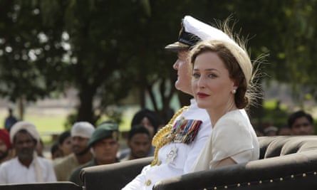 Gillian Anderson with Hugh Bonneville in Viceroy’s House.