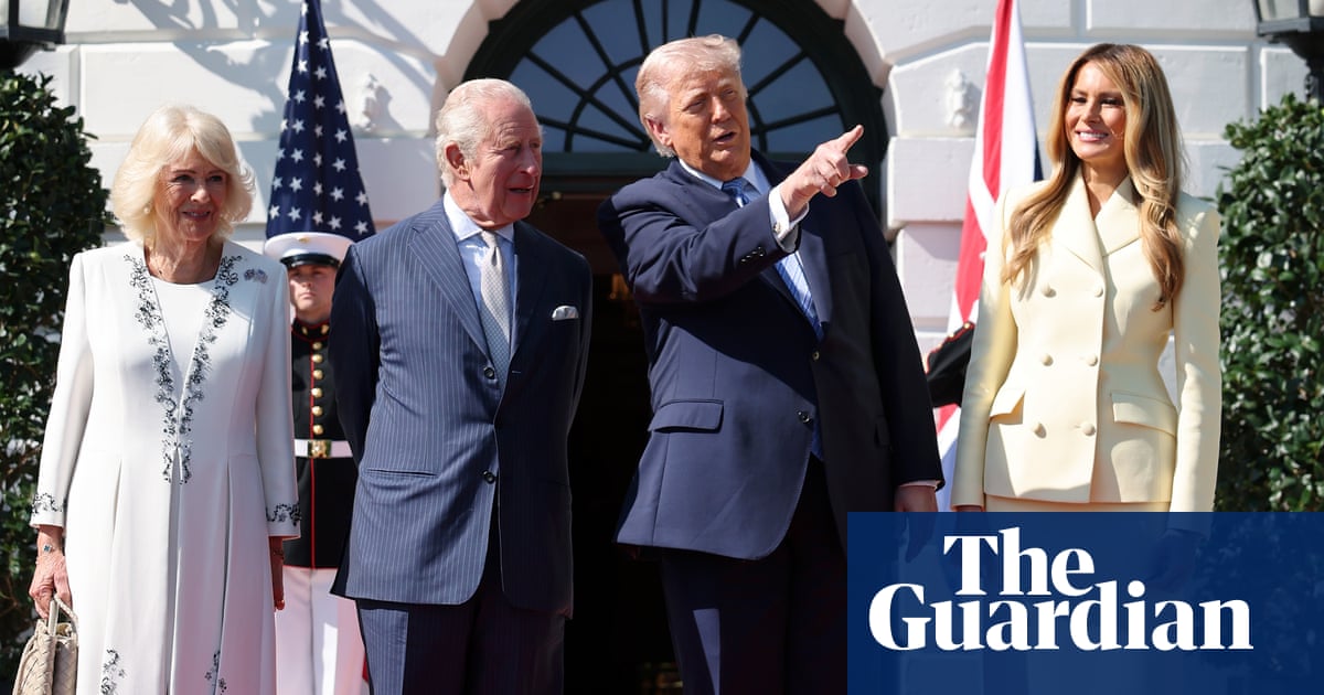 King Charles and Queen Camilla meet Trumps at White House