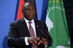 La influencia del gobernador ha sido confirmada para el presidente sudafricano Cyril Ramaphosa.