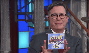 ‘Special counsel Robert Mueller has been unearthing all sorts of dirt on the Trump campaign’s ties to Russia’...Stephen Colbert